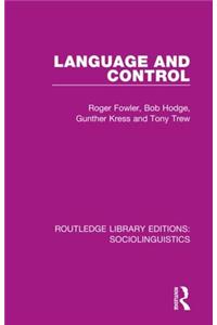 Language and Control