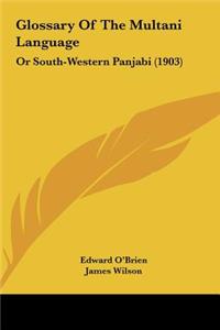 Glossary of the Multani Language