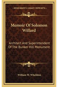 Memoir of Solomon Willard