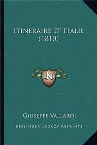 Itineraire D' Italie (1810)