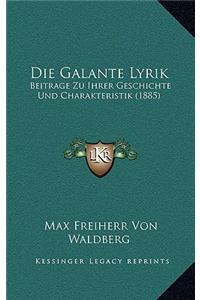 Die Galante Lyrik