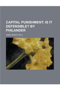 Capital Punishment