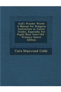God's Wonder World