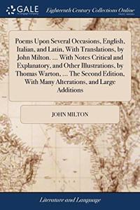 POEMS UPON SEVERAL OCCASIONS, ENGLISH, I