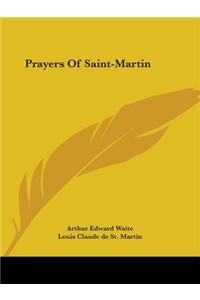 Prayers Of Saint-Martin