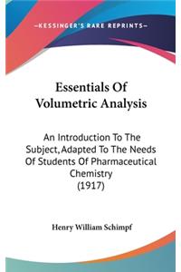 Essentials of Volumetric Analysis