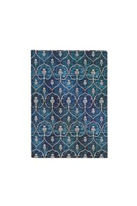 Paperblanks Blue Velvet Hardcover MIDI Unlined Elastic Band Closure 144 Pg 120 GSM