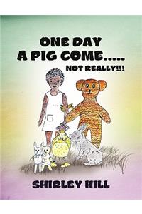 One Day a Pig Come ..... Not Really!!!