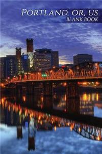 Portland, Or, Us Blank Book