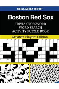 Boston Red Sox Trivia Crossword Word Search Activity Puzzle Book