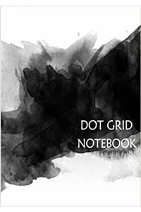 Dot Grid Notebook Black: 110 Dot Grid Pages