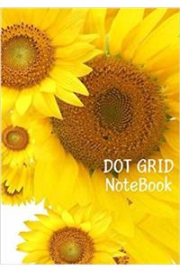 Sunflower Dot Grid Notebook