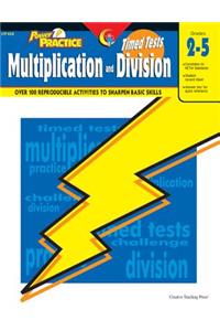 Timed Tests Multiplication/Division Power Practice Series
