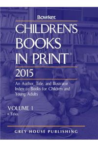 Children's Books In Print, 2015