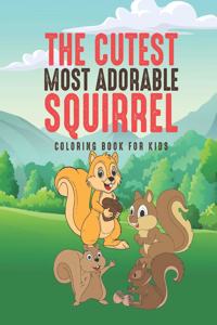 The Cutest Most Adorable Squirrel Coloring Book For Kids