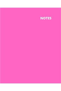 Blank Notepad in Pink