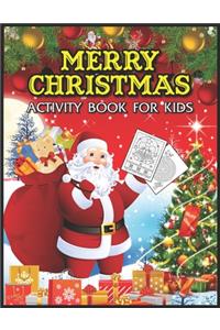 Merry Christmas Activity Book for Kids