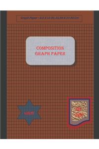 Graph Paper Notebook 8.5 x 11 IN, 150 sheets