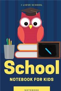 notebook for school to kids age 3-12 years old,120 white paper lined for wirting (6*9)