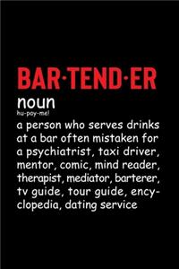 Bartender definition