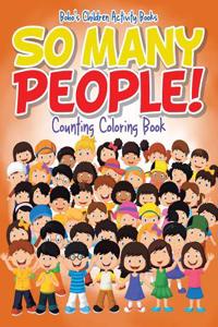 So Many People! Counting Coloring Book