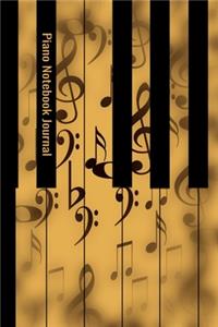 Piano Notebook Journal