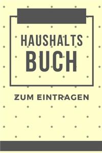 Haushalts Buch Zum Eintragen