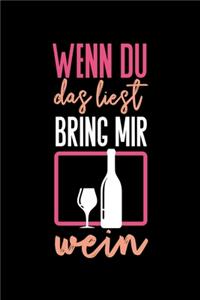 Wenn Du das Liest Bring mir Wein