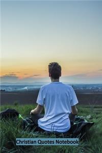 Christian Quotes Notebook