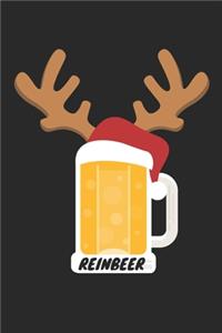 Reinbeer Notebook - Beer Lover Journal - Christmas Diary