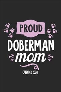 Proud Doberman Mom Calender 2020