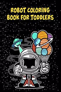 Robot Coloring Book For Toddlers