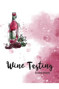 Wine Tasting Score Sheet