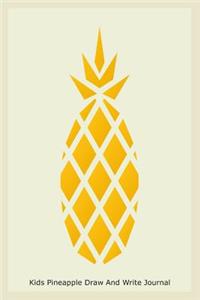 Kids Pineapple Draw and Write Journal