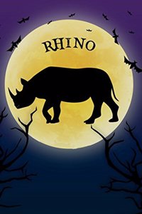 Rhino Notebook Halloween Journal