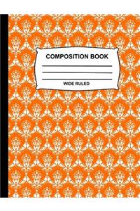 Wide Ruled Composition Book