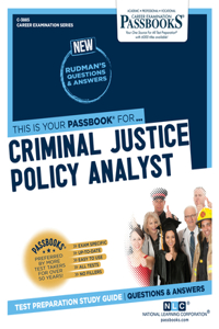 Criminal Justice Policy Analyst (C-3885)