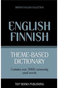 Theme-based dictionary British English-Finnish - 5000 words