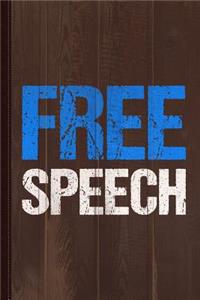 Free Speech Journal Notebook