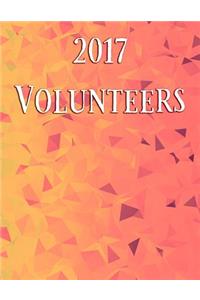 2017 Volunteers: Volunteer Activity Log Book