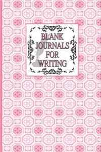 Blank Journals To Write In
