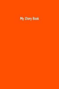 My Story Book Create Your Own Picture Book With Orange Cover