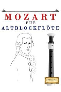 Mozart Für Altblockflöte