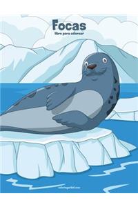 Focas libro para colorear 1