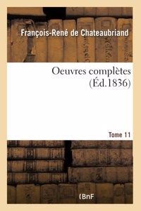 Oeuvres Complètes Tome 11