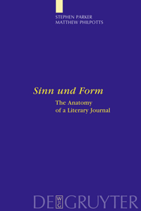 "Sinn und Form": The Anatomy of a Literary Journal