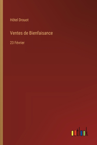 Ventes de Bienfaisance