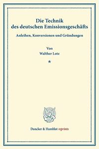 Die Technik Des Deutschen Emissionsgeschafts