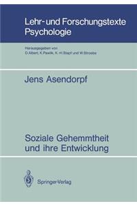 Soziale Gehemmtheit und ihre Entwicklung