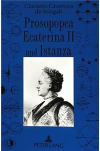 «Prosopopea Ecaterina II» und «Istanza» von Giacomo Casanova